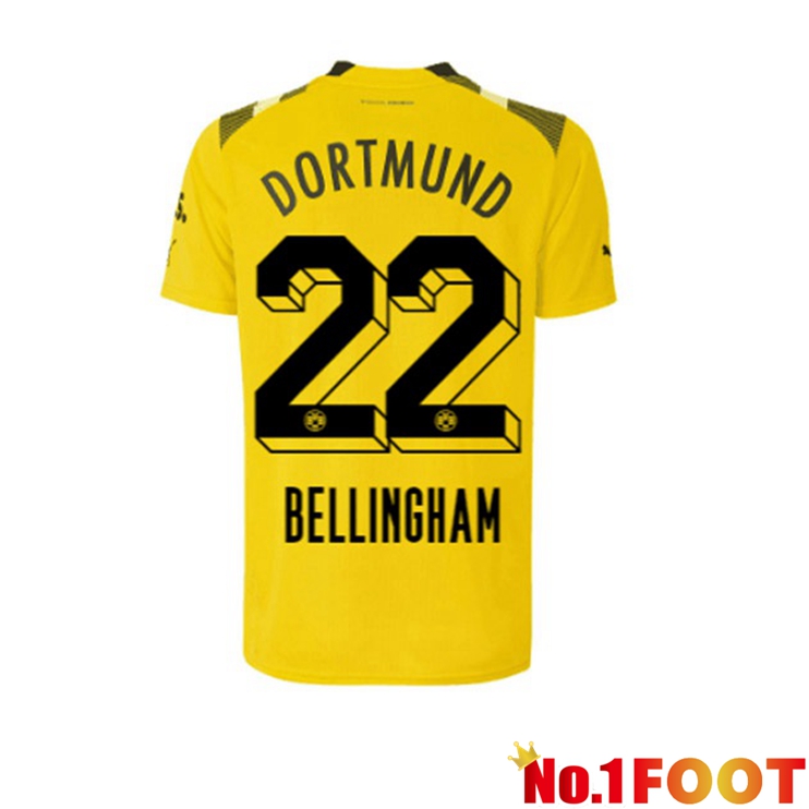 Dortmund BVB (Bellingham 22) Football Jersey cup Yellow 2022/2023