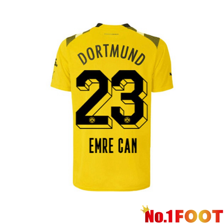 Dortmund BVB (Emre Can 23) Football Jersey cup Yellow 2022/2023