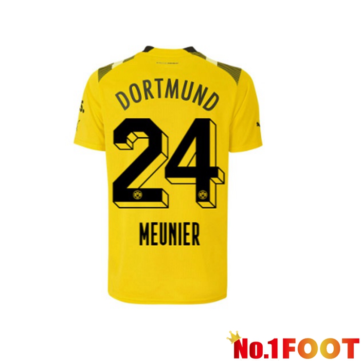 Dortmund BVB (Meunier 24) Football Jersey cup Yellow 2022/2023