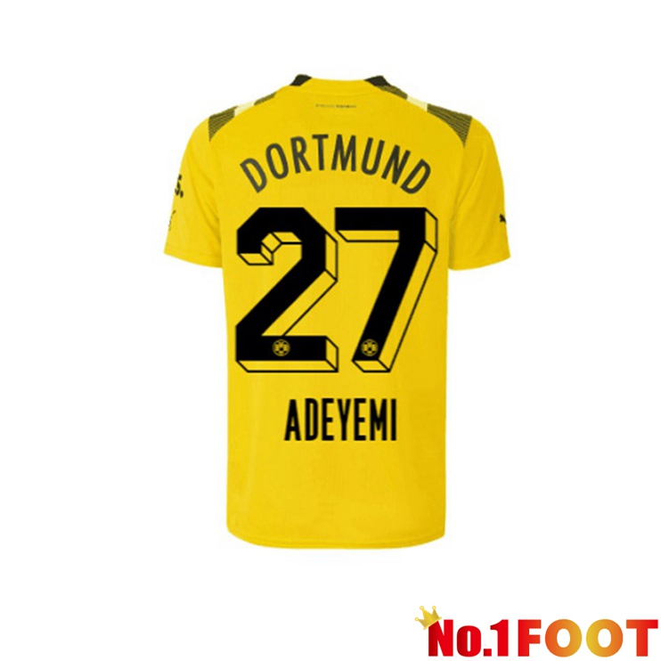 Dortmund BVB (Adeyemi 27) Football Jersey cup Yellow 2022/2023