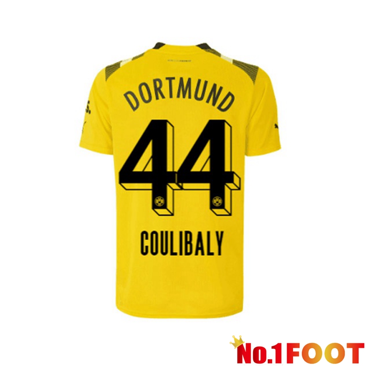 Dortmund BVB (Coulibaly 44) Football Jersey cup Yellow 2022/2023