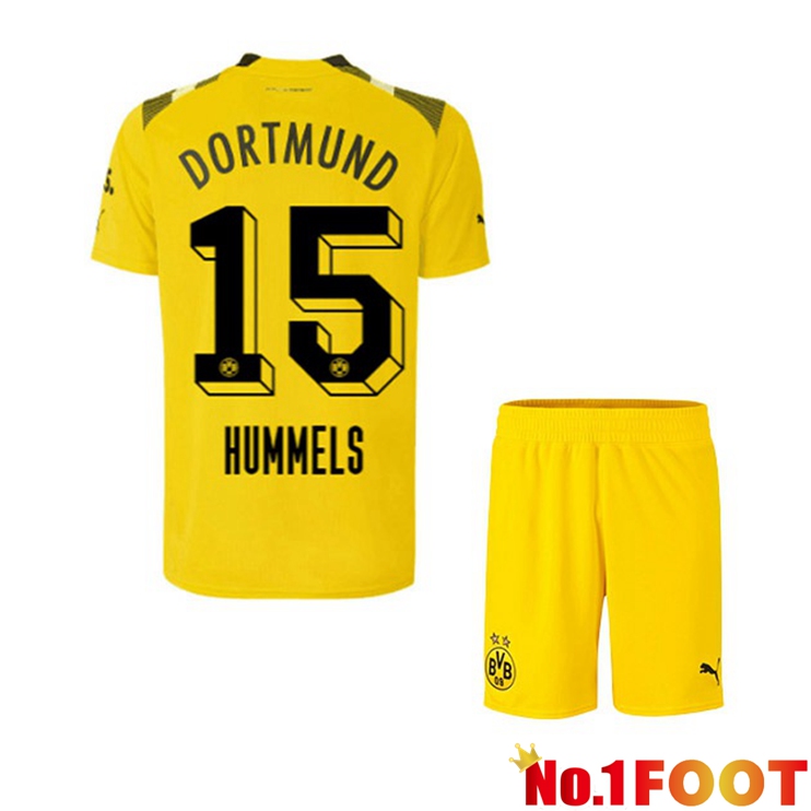 Dortmund BVB (Hummels 15) Kids Football Jersey cup Yellow 2022/2023