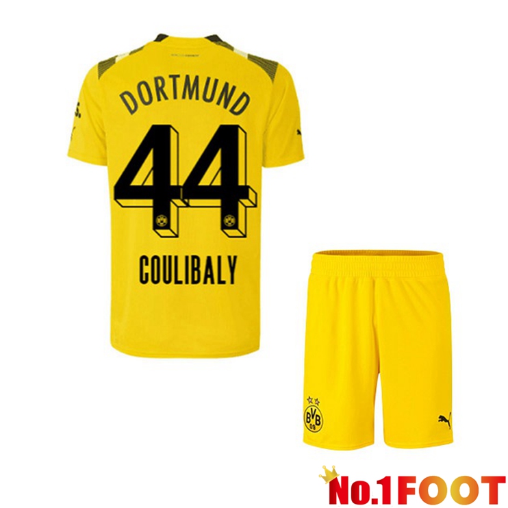 Dortmund BVB (Coulibaly 44) Kids Football Jersey cup Yellow 2022/2023