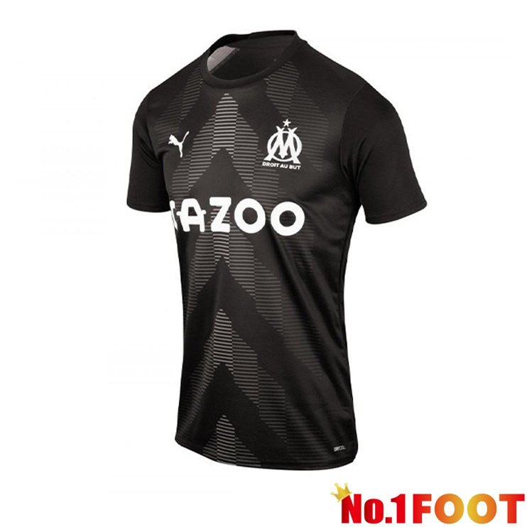 Marseille OM Football Jersey Goalkeeper Black 2022/2023