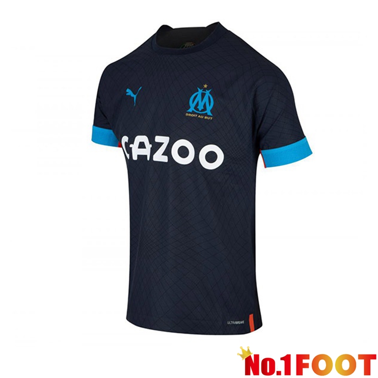 Marseille OM Football Jersey Away Black 2022/2023