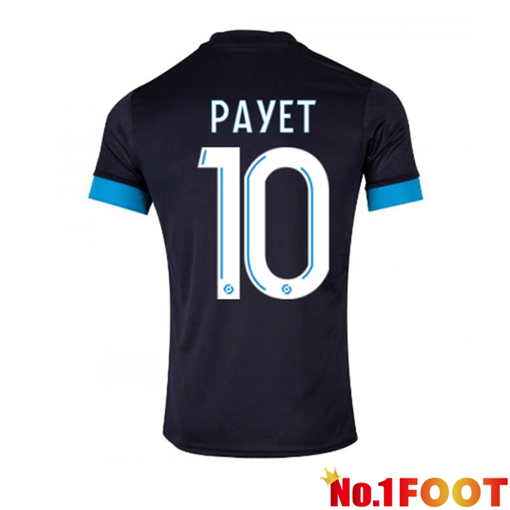 Marseille OM (PAYET 10) Football Jersey Away Black 2022/2023