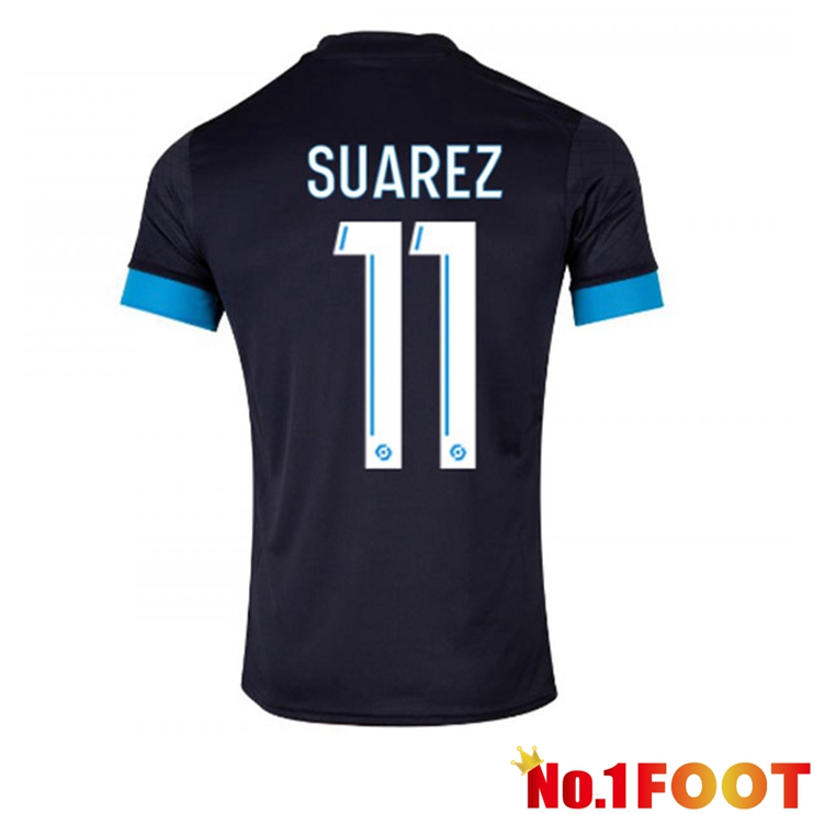 Marseille OM (L SUAREZ 11) Football Jersey Away Black 2022/2023