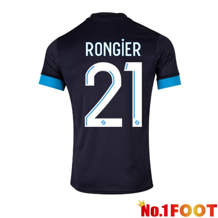 Marseille OM (RONGIER 21) Football Jersey Away Black 2022/2023