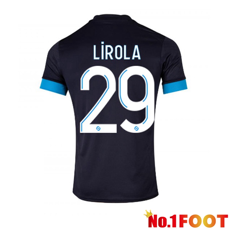 Marseille OM (LIROLA 29) Football Jersey Away Black 2022/2023