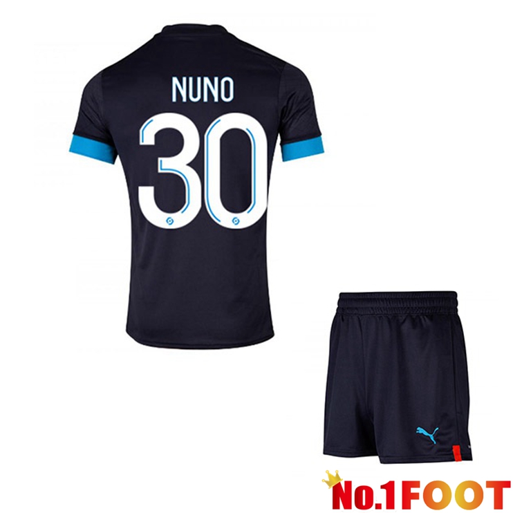 Marseille OM (NUNO 30) Kids Football Jersey Away Black 2022/2023