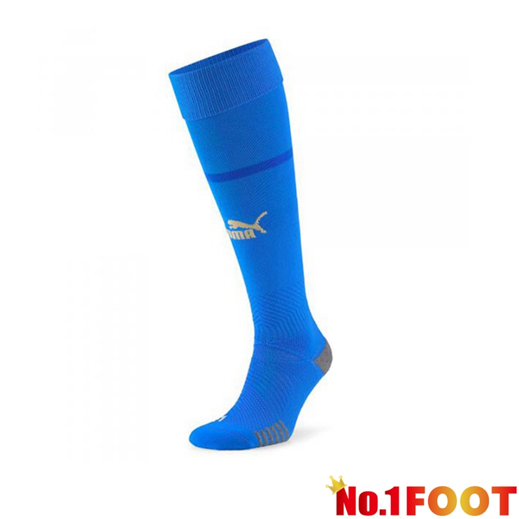 Italy Football Socks Home Blue 2022/2023