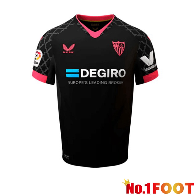 Sevilla FC Football Jersey Third Black 2022/2023