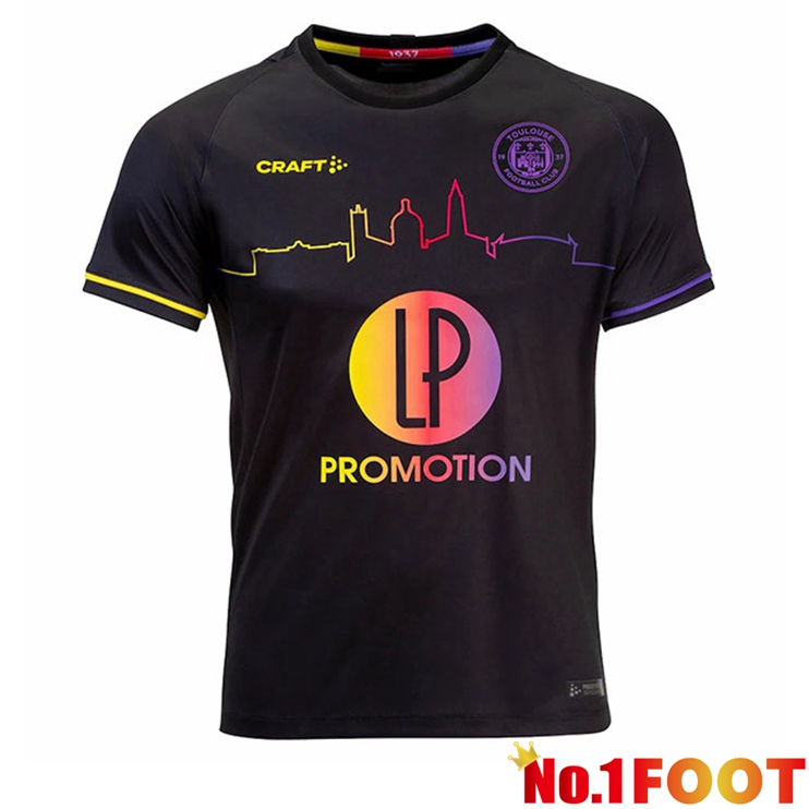 Toulouse Football Jersey Away Black 2022/2023