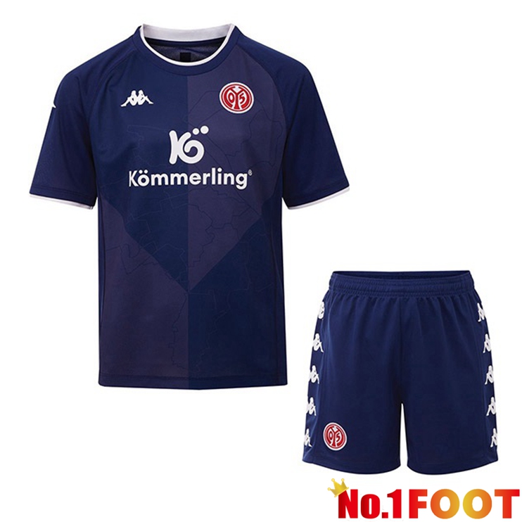 FSV Mainz 05 Kids Football Jersey Third Royal Blue 2022/2023