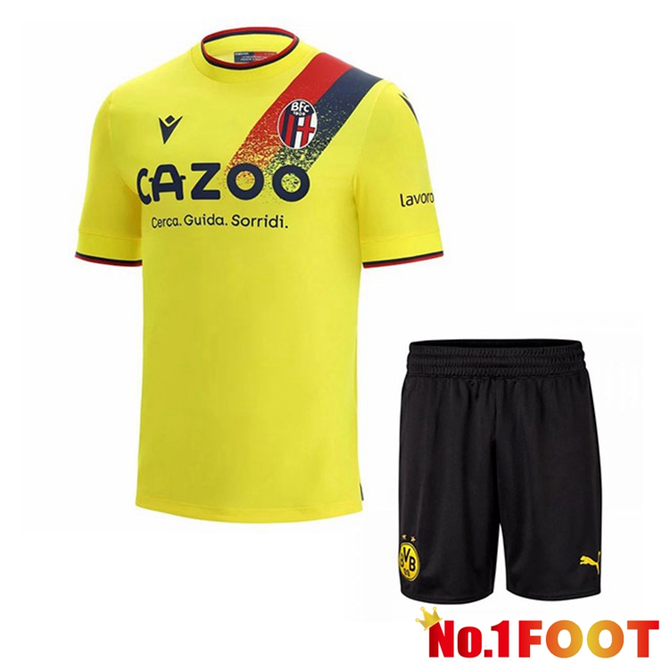 Bologne Kids Football Jersey Third Yellow 2022/2023