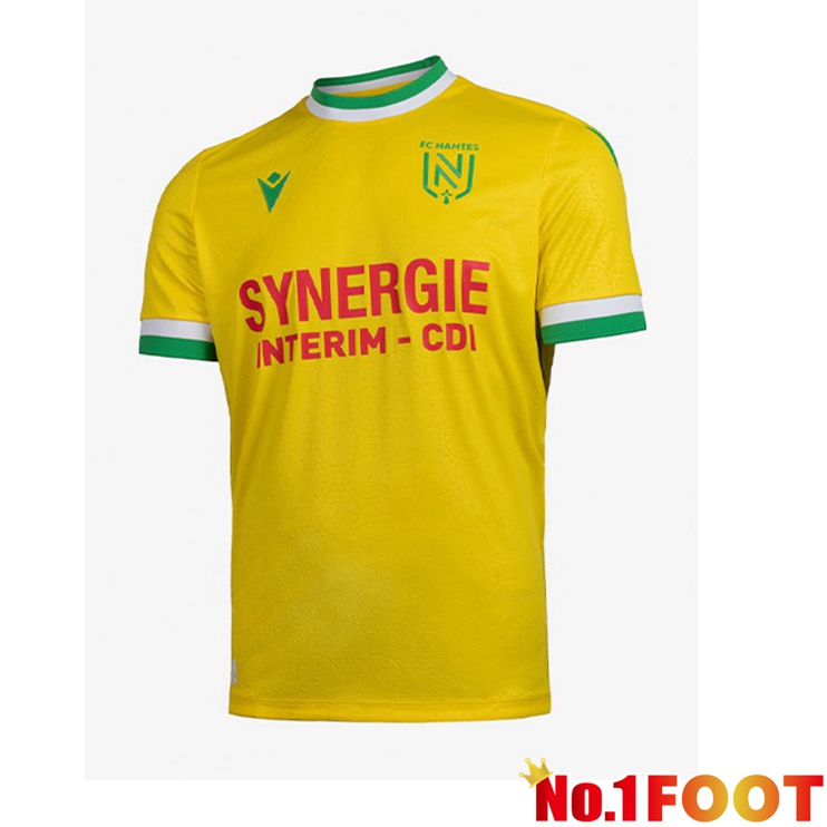 FC Nantes Football Jersey Home Yellow 2022/2023