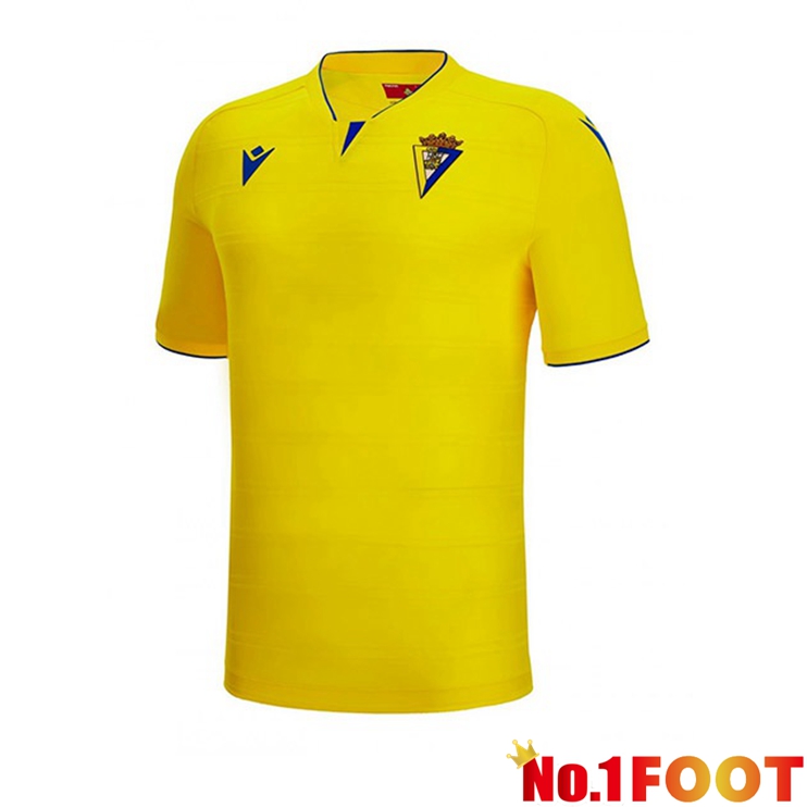 Cadiz CF Football Jersey Home Yellow 2022/2023