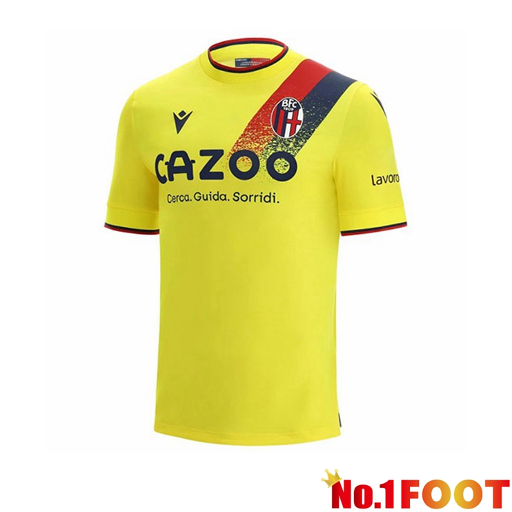 Bologne Football Jersey Third Yellow 2022/2023 - Click Image to Close