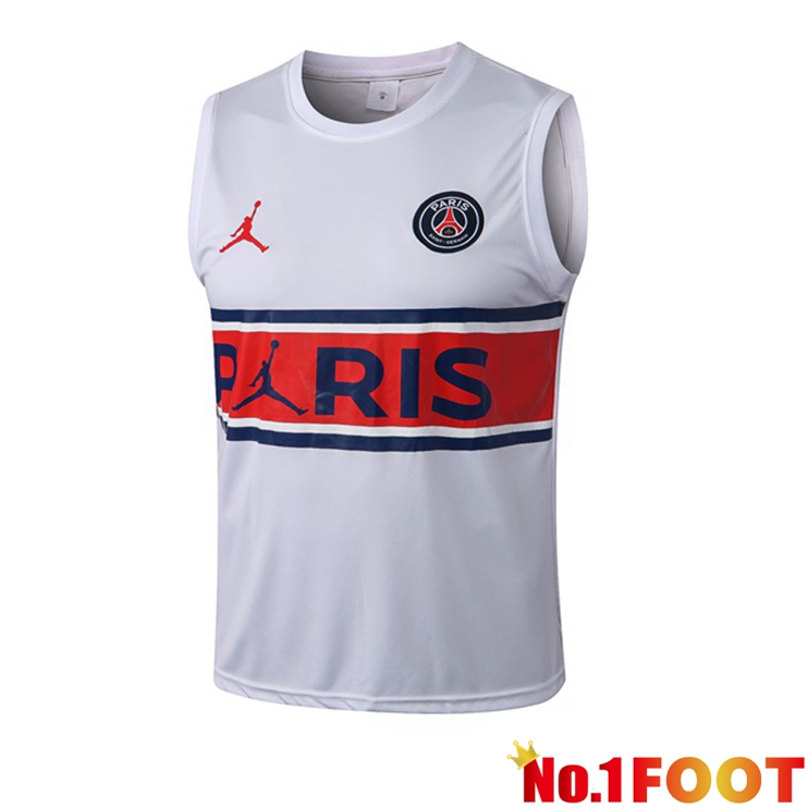 Paris PSG Football Vest White 2022/2023