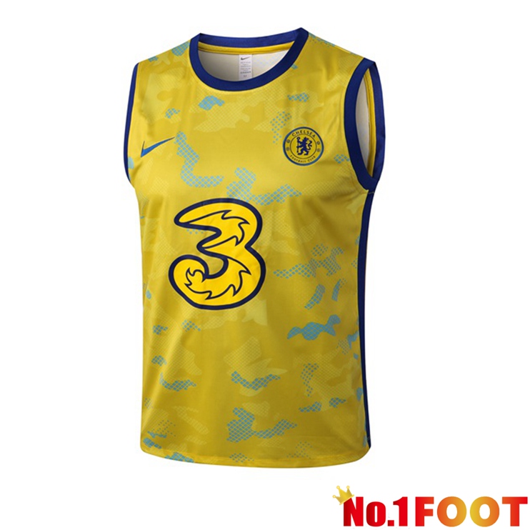 FC Chelsea Football Vest Yellow 2022/2023