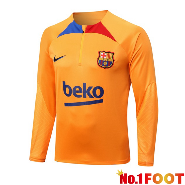 FC Barcelona Training Sweatshirt Orange 2022/2023