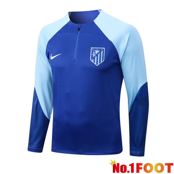 Atletico Madrid Training Sweatshirt Blue 2022/2023