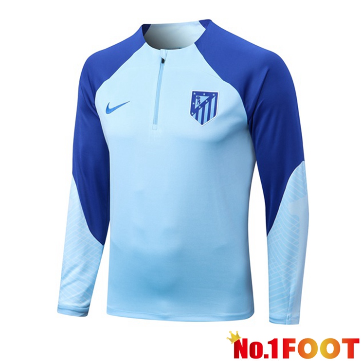 Atletico Madrid Training Sweatshirt Blue 2022/2023