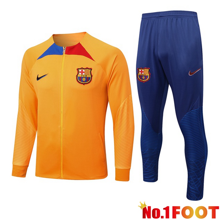 FC Barcelona Training Jacket Suit Orange 2022/2023