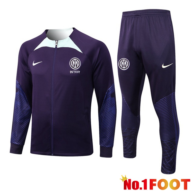 Inter Milan Training Jacket Suit Purple 2022/2023