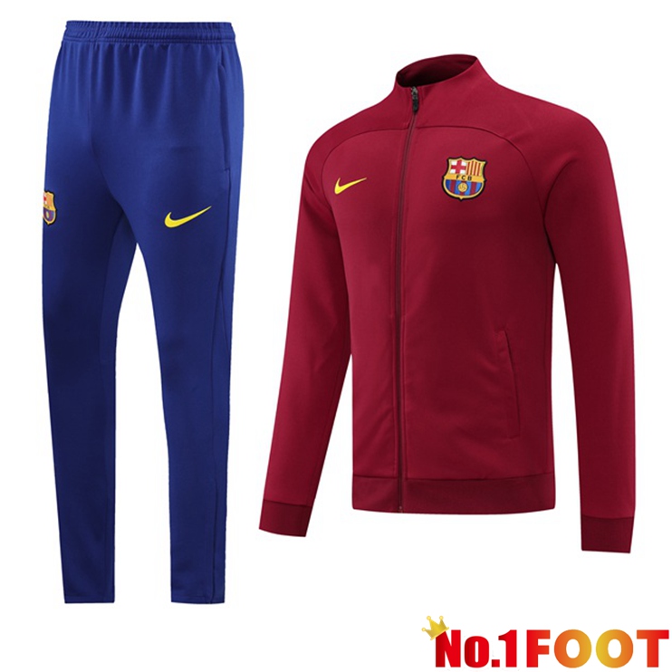 FC Barcelona Training Jacket Suit Red 2022/2023