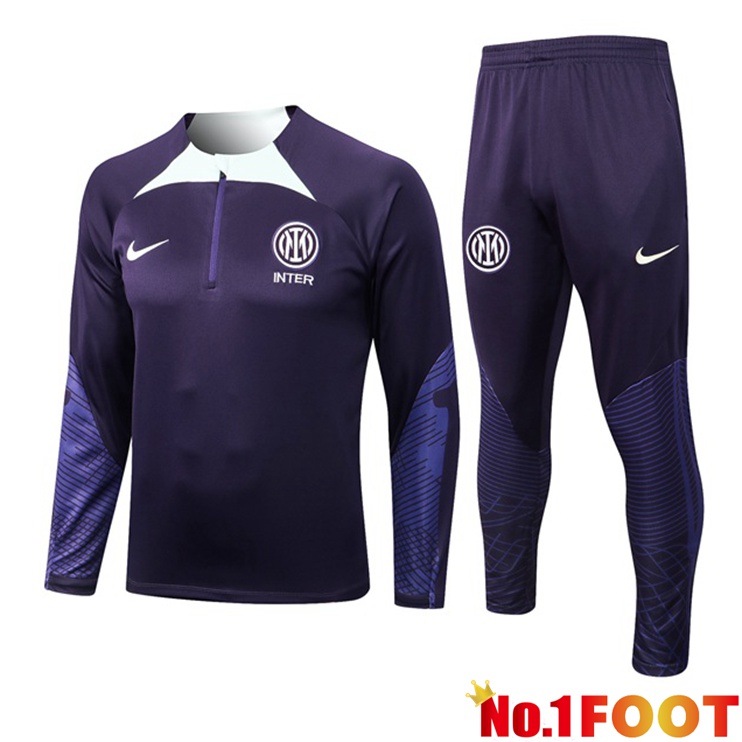 Inter Milan Training Tracksuit Suit Purple 2022/2023