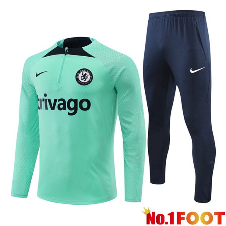 FC Chelsea Training Tracksuit Suit Green 2022/2023