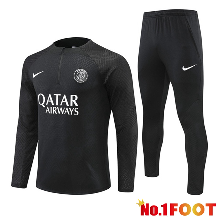 Paris PSG Training Tracksuit Suit Black 2022/2023