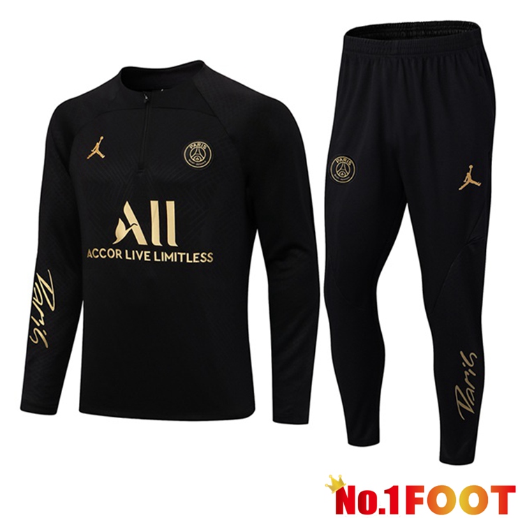 Paris PSG Training Tracksuit Suit Black 2022/2023