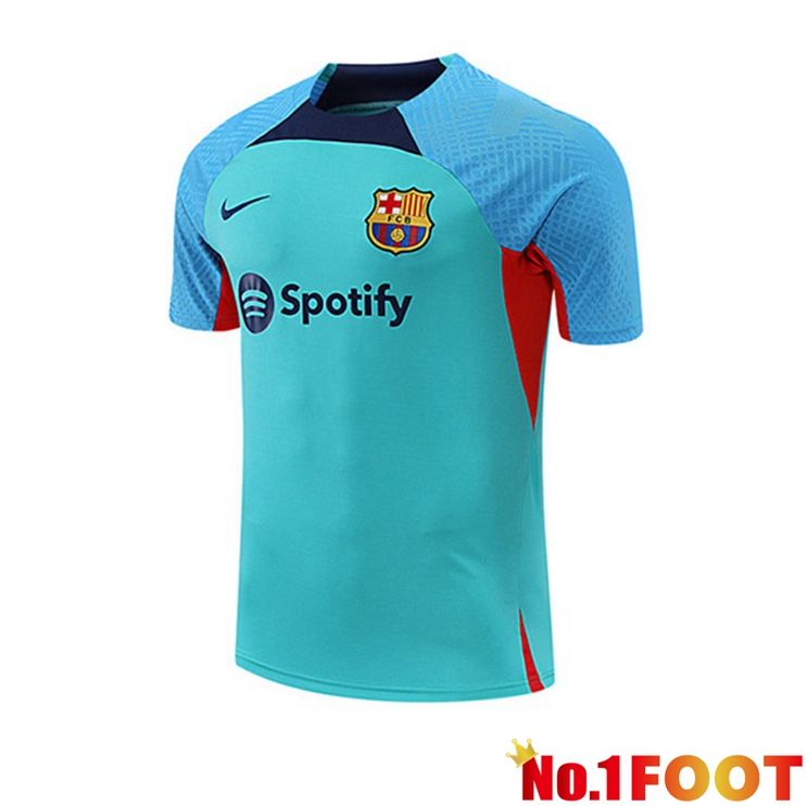 FC Barcelona Training T Shirt Cyan 2022/2023