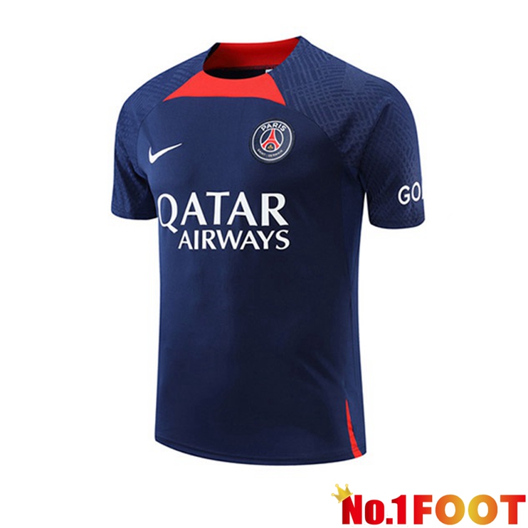 Paris PSG Training T Shirt Blue 2022/2023