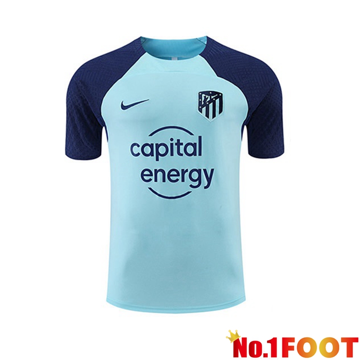 Atletico Madrid Training T Shirt Blue 2022/2023