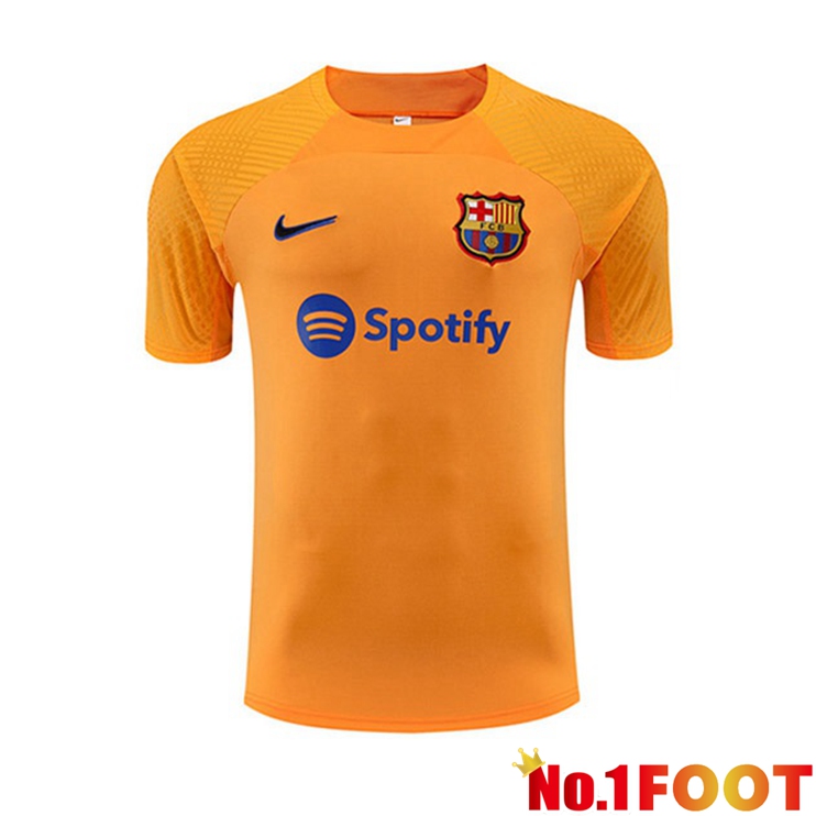 FC Barcelona Training T Shirt Orange 2022/2023