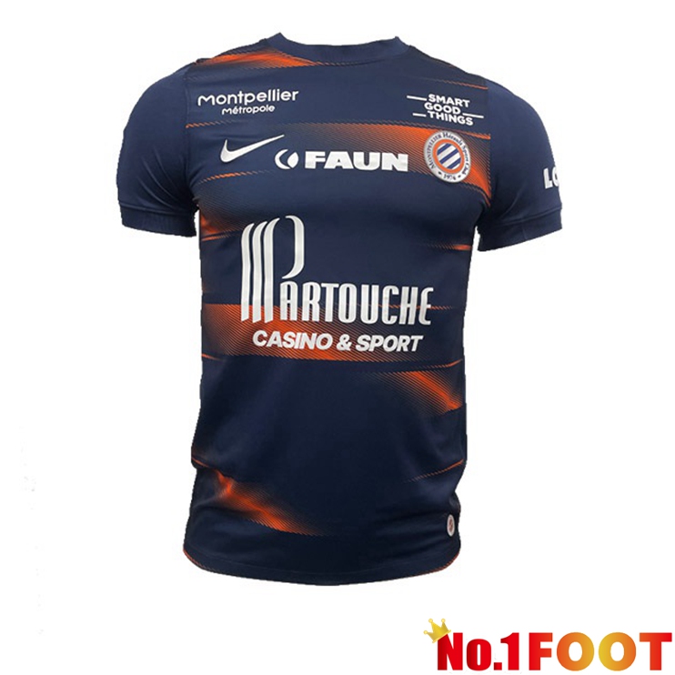 Montpellier HSC Football Jersey Home Black 2022/2023