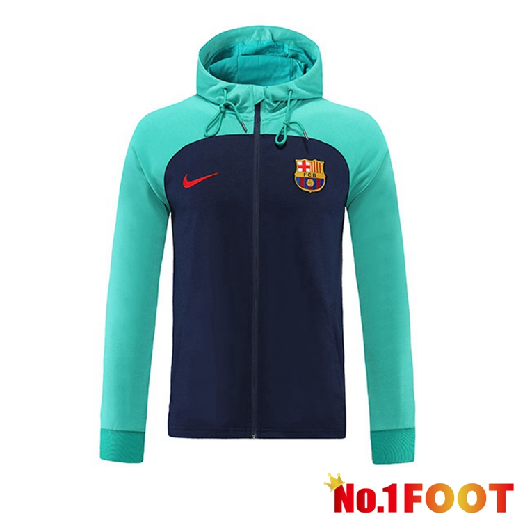 FC Barcelona Training Jacket Hoodie Green 2022/2023