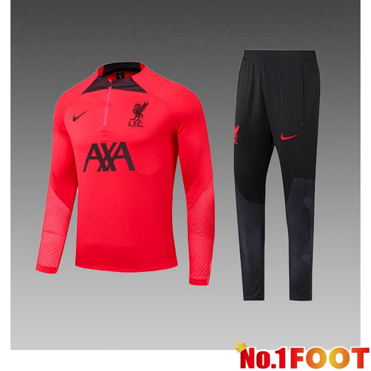 FC Liverpool Kids Training Tracksuit Suit Red 2022/2023