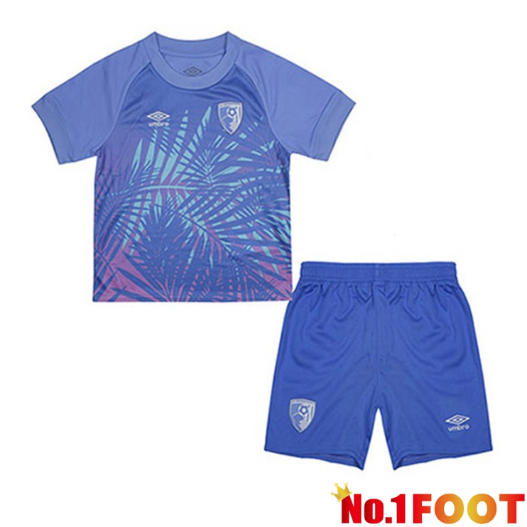 AFC Bournemouth Kids Football Jersey Away Blue 2022/2023