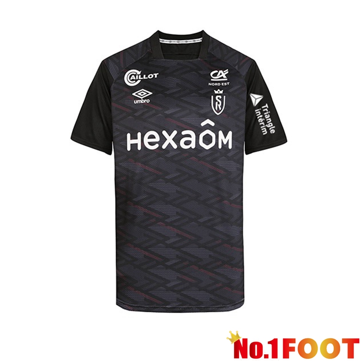 Stade de Reims Football Jersey Third Black 2022/2023