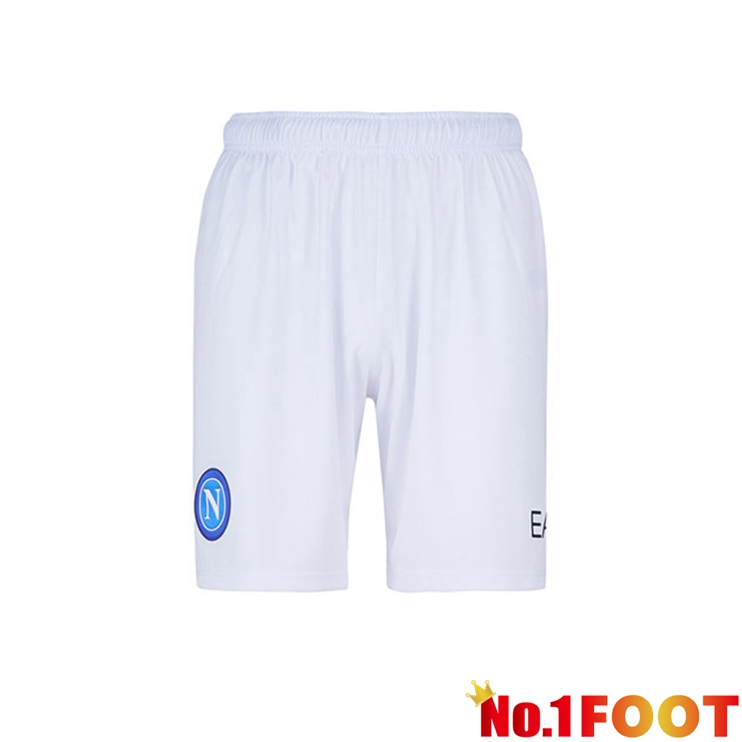 SSC Napoli Football shorts Away White 2022/2023