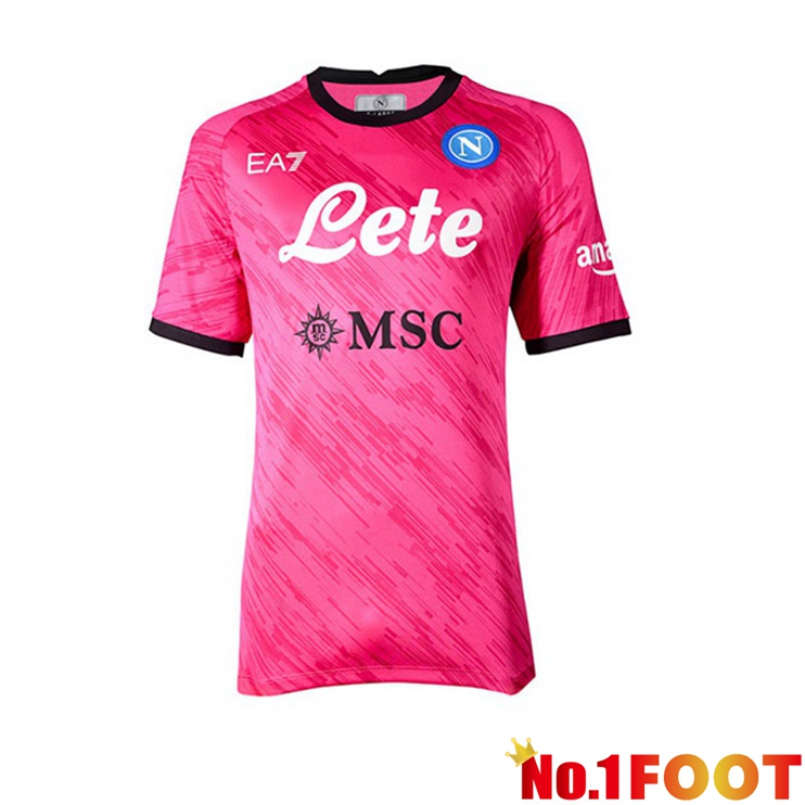 SSC Napoli Football Jersey Goalkeeper Pink 2022/2023