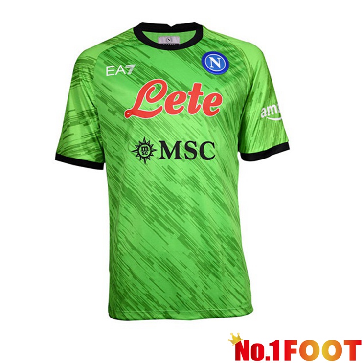 SSC Napoli Football Jersey Goalkeeper Green 2022/2023