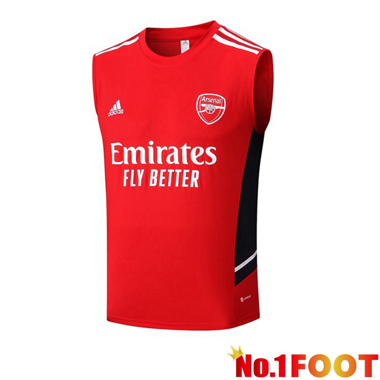 Arsenal Red Football Vest 2022-2023