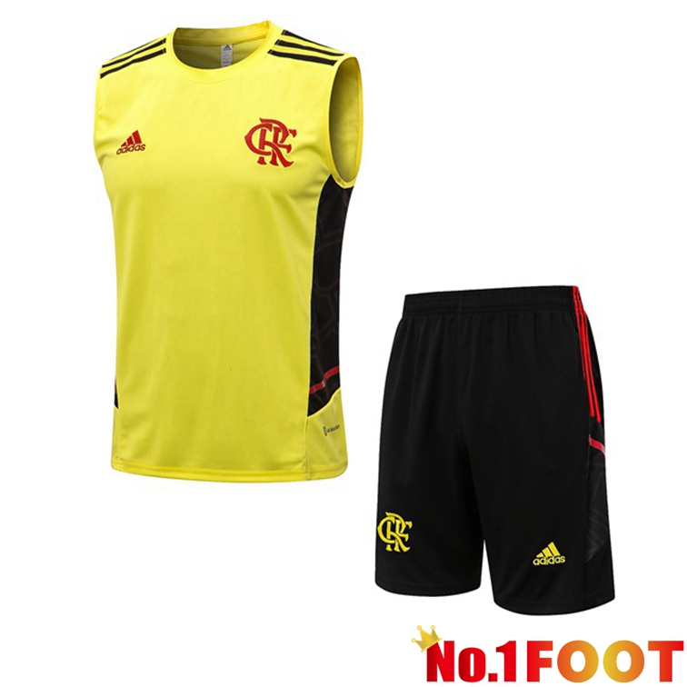 Flamengo Football Vest + Shorts Yellow 2022-2023