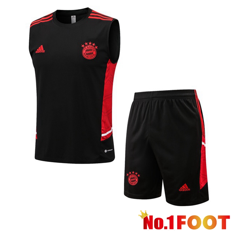 Bayern Munich Football Vest + Shorts Black 2022-2023