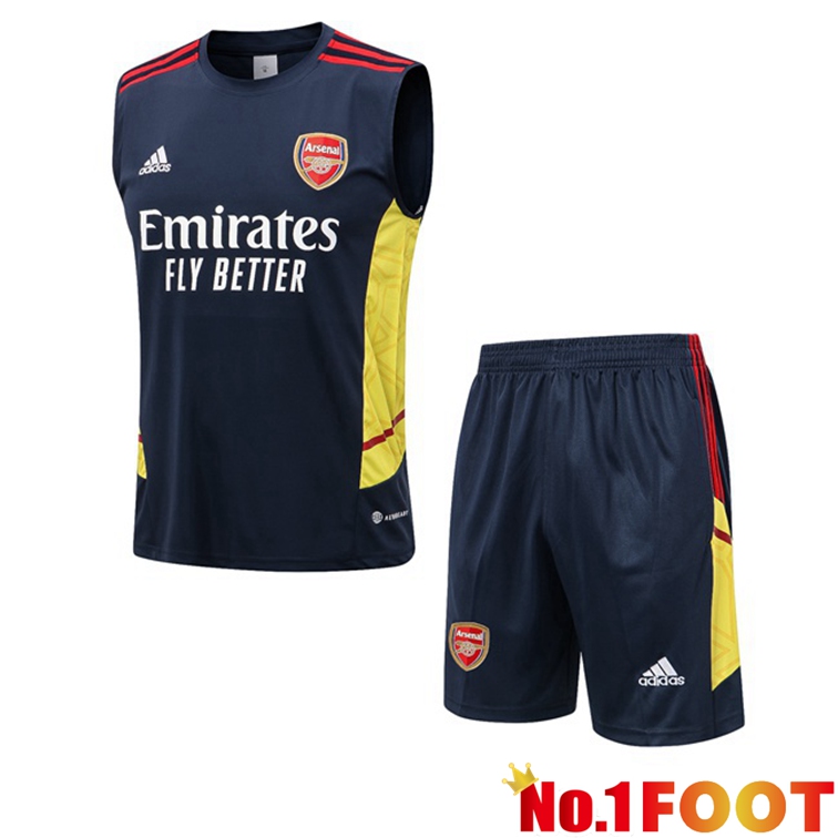 Arsenal Football Vest + Shorts Blue Royal 2022-2023